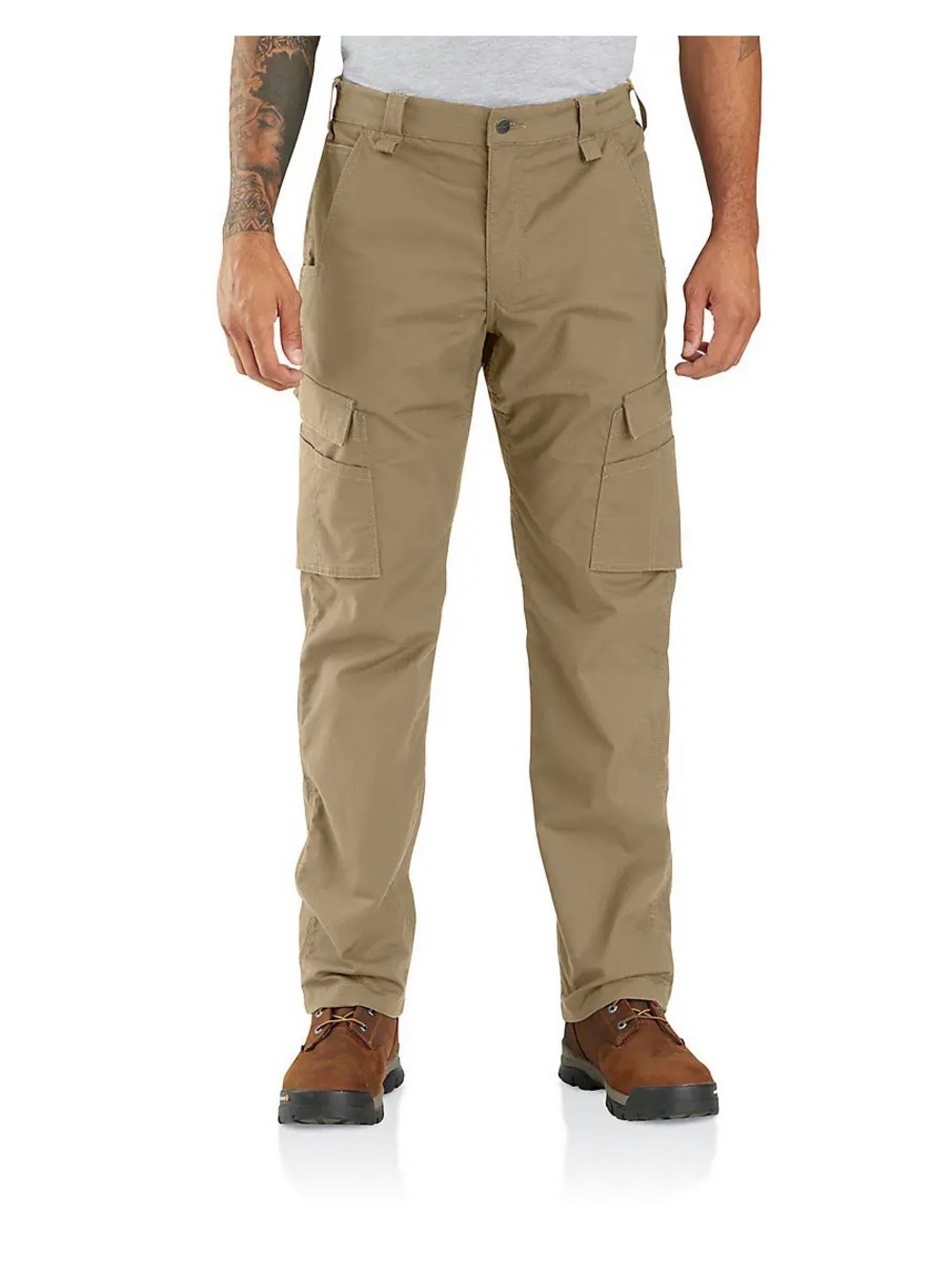 Carhartt Relaxed Straight Ripstop Cargo Pants Dark Khaki